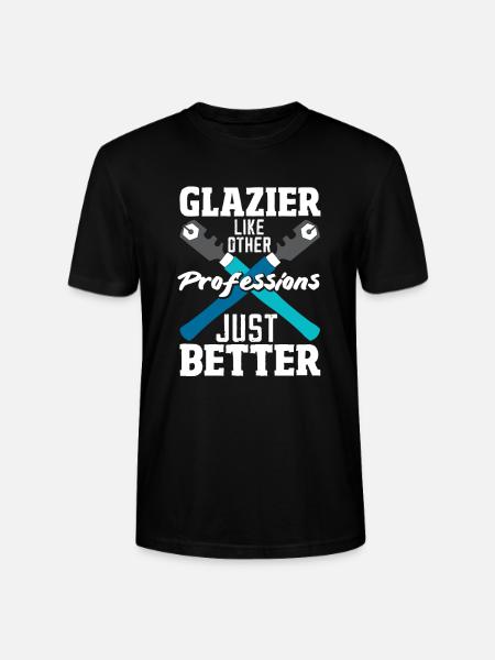 Glasses Gift - Stanley/Stella CRAFTER Unisex Organic T-Shirt - black