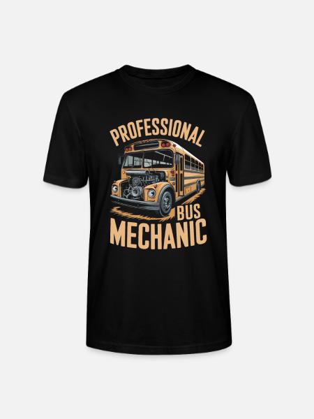 Mécanicien d’autobus - T-shirt bio CRAFTER Stanley Stella Unisexe - noir