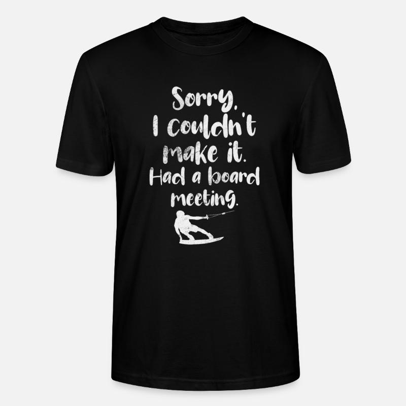 Wakeboard - Stanley/Stella Unisex Bio-T-Shirt CRAFTER - Schwarz