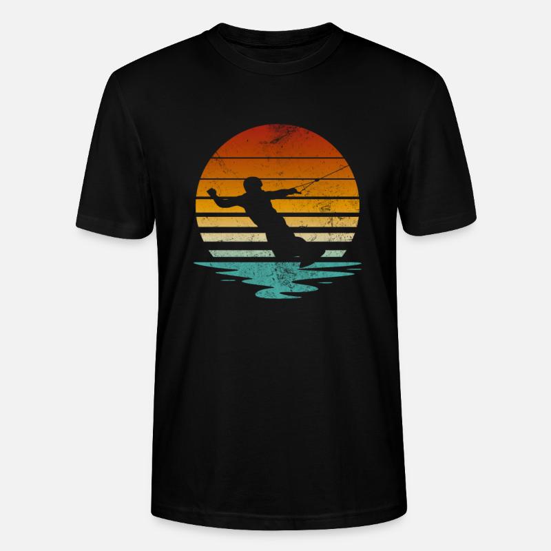 Wakeboard - Stanley/Stella Unisex Bio-T-Shirt CRAFTER - Schwarz
