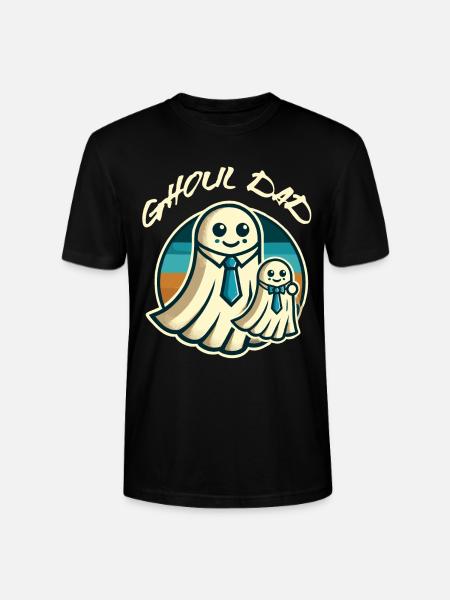 Ghoul Papa Grappige Ghost Gang - Stanley/Stella Uniseks bio-T-shirt CRAFTER - zwart