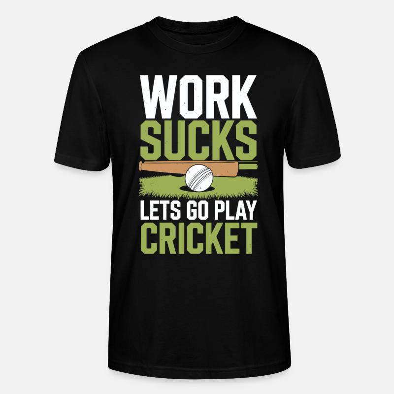 Cricket - Stanley/Stella Unisex Bio-T-Shirt CRAFTER - Schwarz