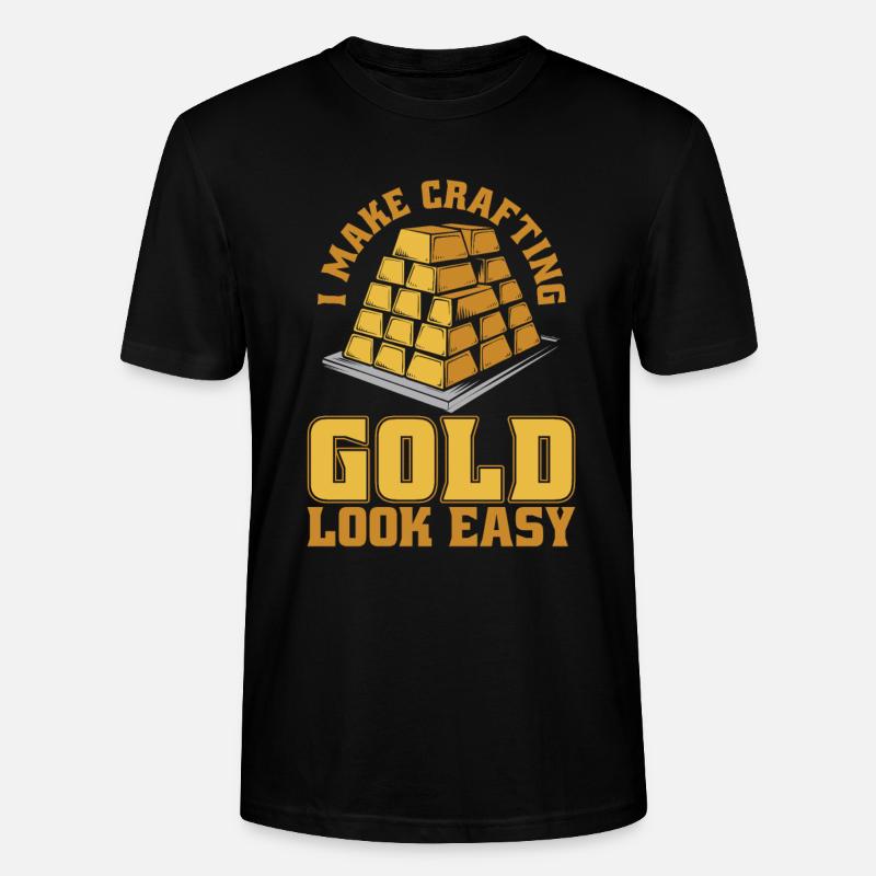Goldschmied - Stanley/Stella Unisex Bio-T-Shirt CRAFTER - Schwarz