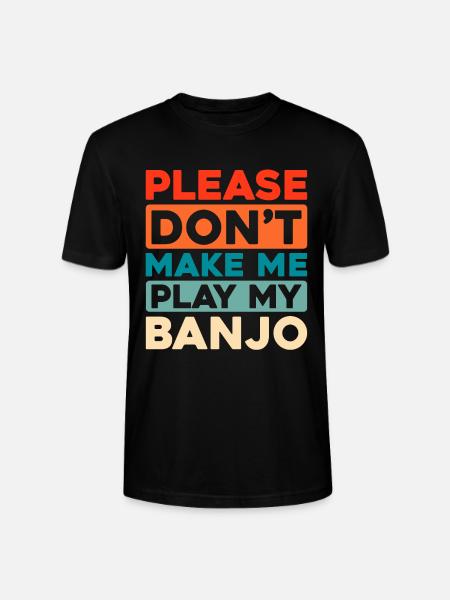Banjo - Stanley/Stella CRAFTER Unisex Organic T-Shirt - black