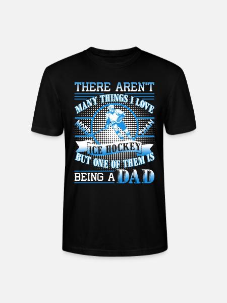 Being A Hockey Dad - Stanley/Stella CRAFTER Unisex Organic T-Shirt - black