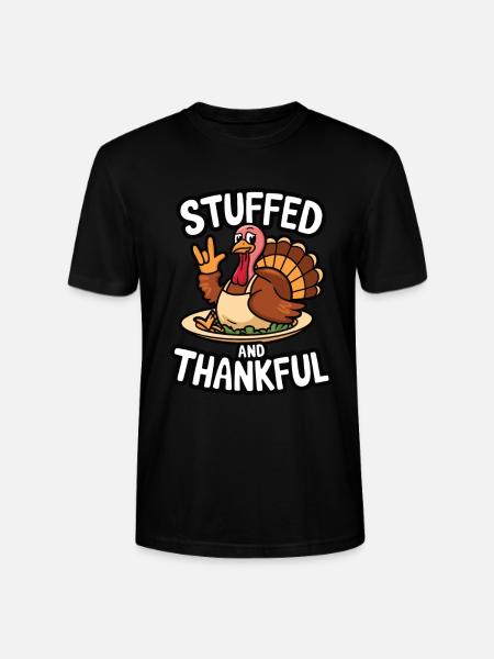 Lustiger Thanksgiving Truthahn - Stanley/Stella Unisex Bio-T-Shirt CRAFTER - Schwarz