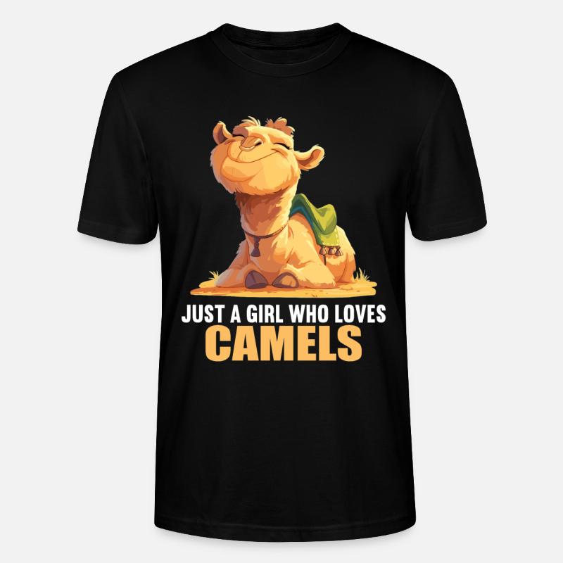 Camel Kamele Kamel - Stanley/Stella Unisex Bio-T-Shirt CRAFTER - Schwarz