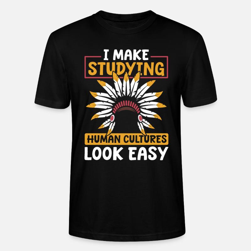 Ethnologe - Stanley/Stella Unisex Bio-T-Shirt CRAFTER - Schwarz