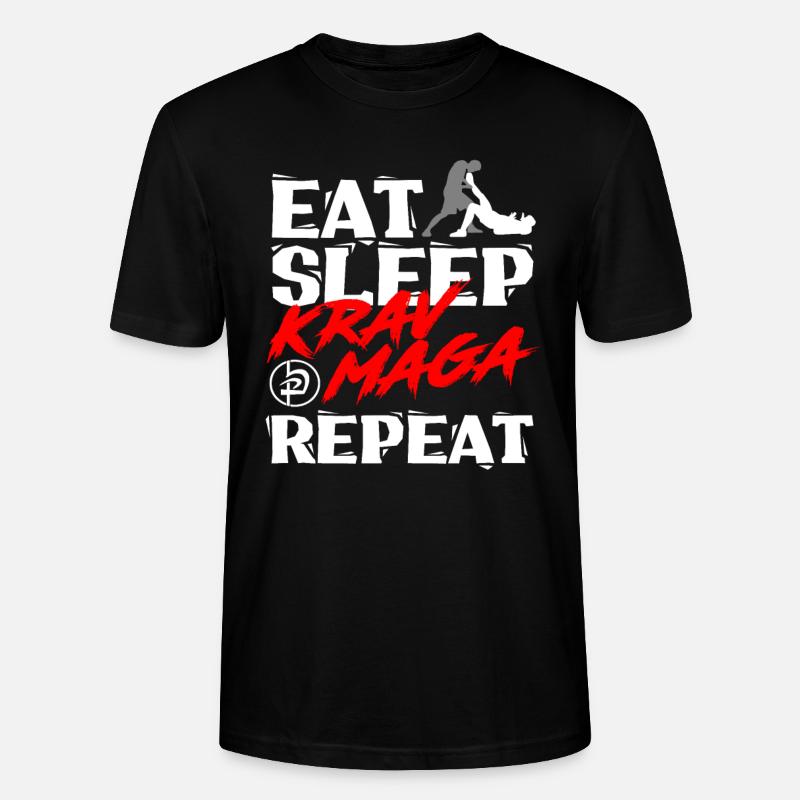 Krav Maga - Stanley/Stella Unisex Bio-T-Shirt CRAFTER - Schwarz