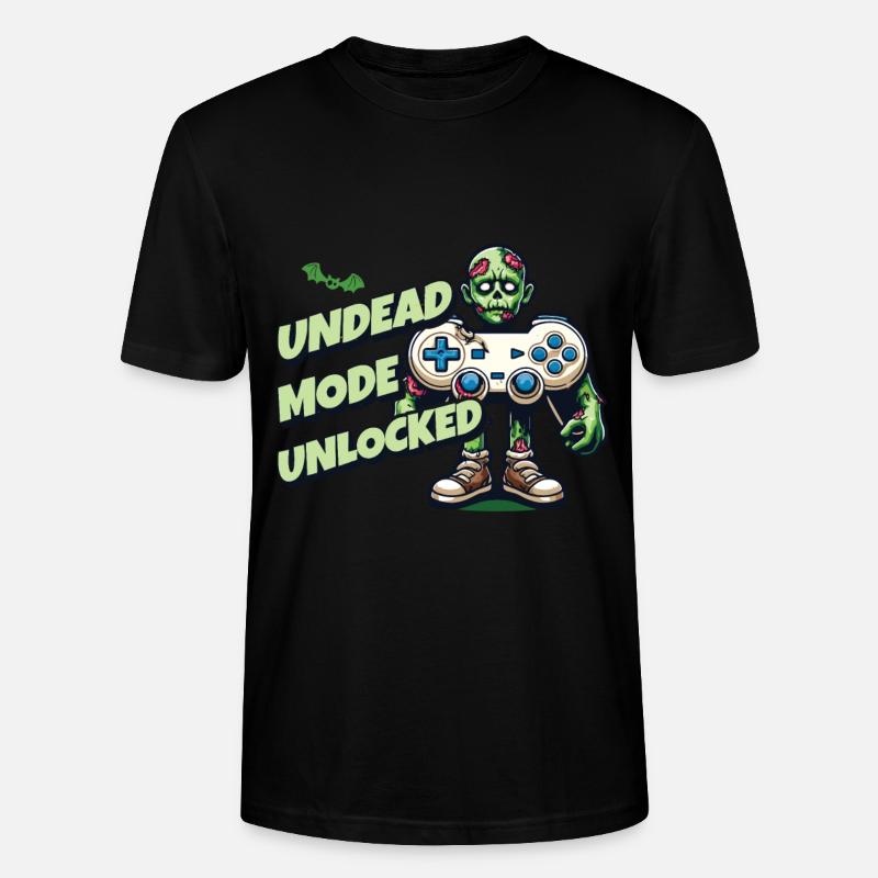 Zombie Gaming Controller: Untoter Modus - Stanley/Stella Unisex Bio-T-Shirt CRAFTER - Schwarz