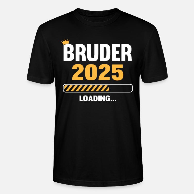 Bruder 2025 Loading - Stanley/Stella Unisex Bio-T-Shirt CRAFTER - Schwarz