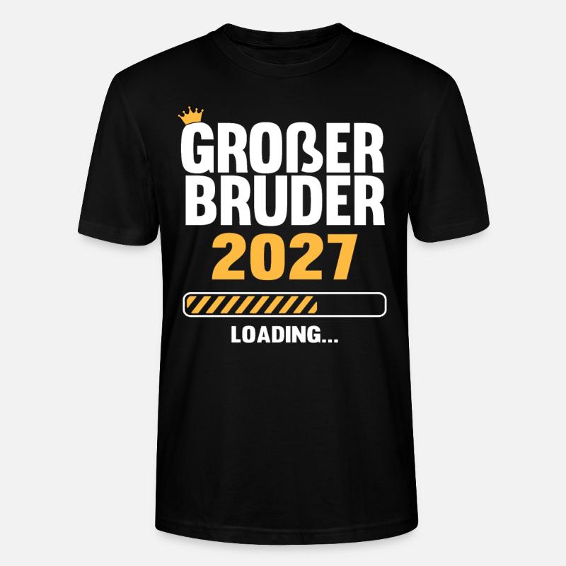 Großer Bruder 2027 Loading - Stanley/Stella Unisex Bio-T-Shirt CRAFTER - Schwarz