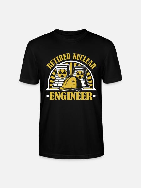 Pensioneret atomingeniør Energi Uran Nuklear - Stanley Stella CRAFTER unisex økologisk-T-shirt - sort