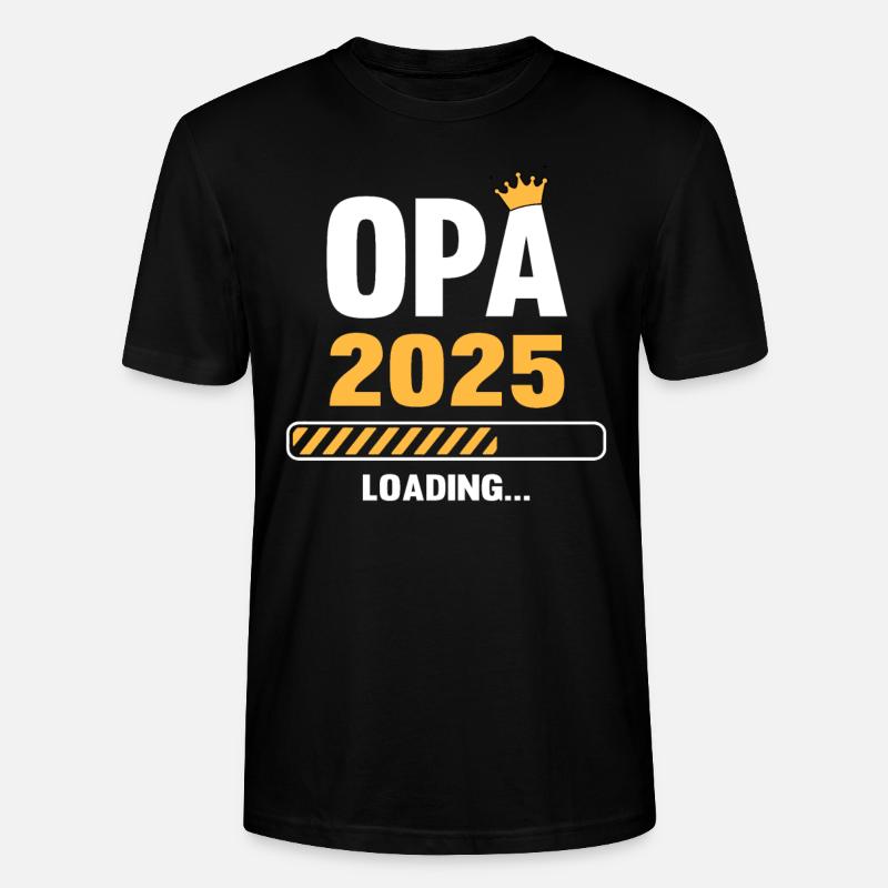 Opa 2025 Loading - Stanley/Stella Unisex Bio-T-Shirt CRAFTER - Schwarz