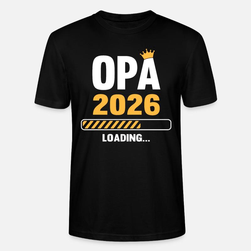 Opa 2026 Loading - Stanley/Stella Unisex Bio-T-Shirt CRAFTER - Schwarz
