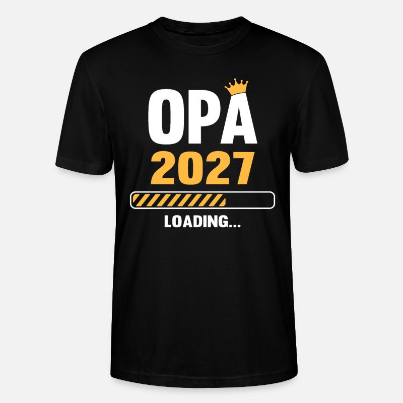 Opa 2027 Loading - Stanley/Stella Unisex Bio-T-Shirt CRAFTER - Schwarz