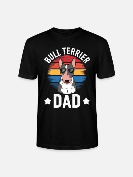Bullterrier Spruch Lustiges Bullterrier Geschenk - Stanley/Stella Unisex Bio-T-Shirt CRAFTER - Schwarz