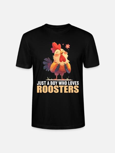 Rooster Roosters Rooster - Stanley/Stella CRAFTER Unisex Organic T-Shirt - black
