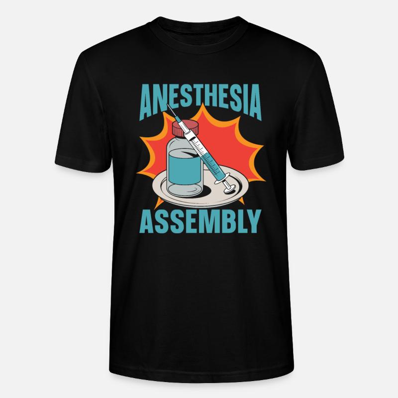 Équipe d’anesthésistes - T-shirt bio CRAFTER Stanley Stella Unisexe - noir