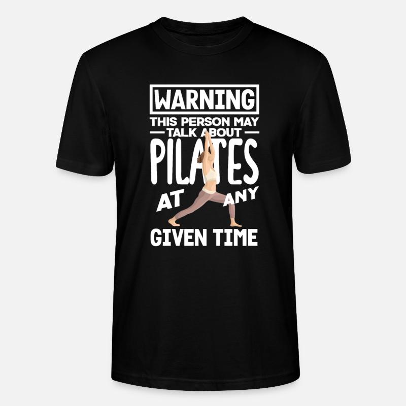 Attention Pilates Anytime Thème - T-shirt bio CRAFTER Stanley Stella Unisexe - noir