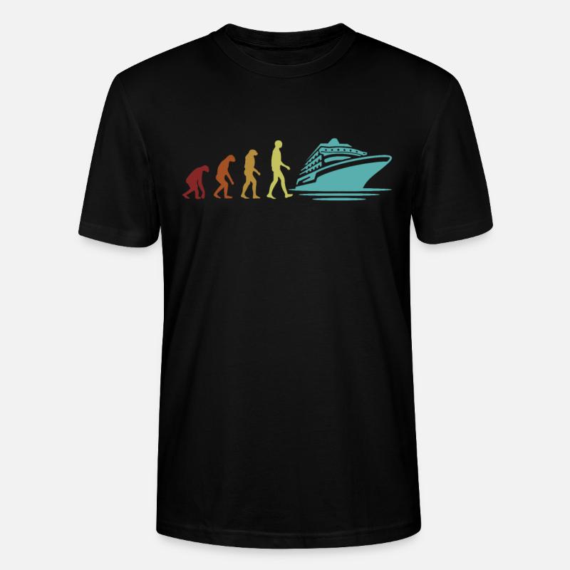 Croisière Vacances Evolution Croisière Croisière - T-shirt bio CRAFTER Stanley Stella Unisexe - noir