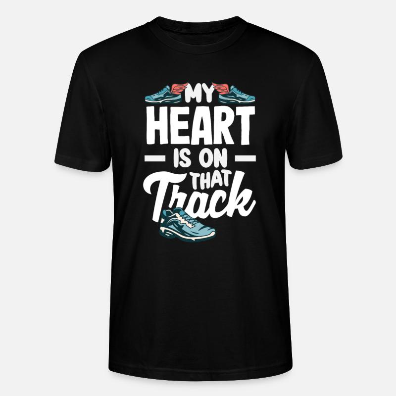 Athlètes d’athlétisme - T-shirt bio CRAFTER Stanley Stella Unisexe - noir