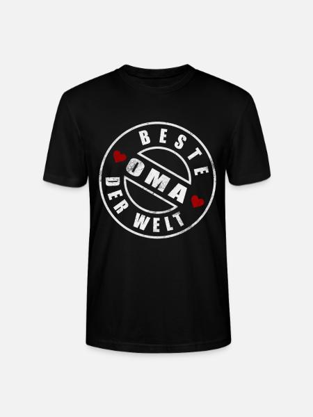 Beste Oma der Welt - Stanley/Stella Unisex Bio-T-Shirt CRAFTER - Schwarz