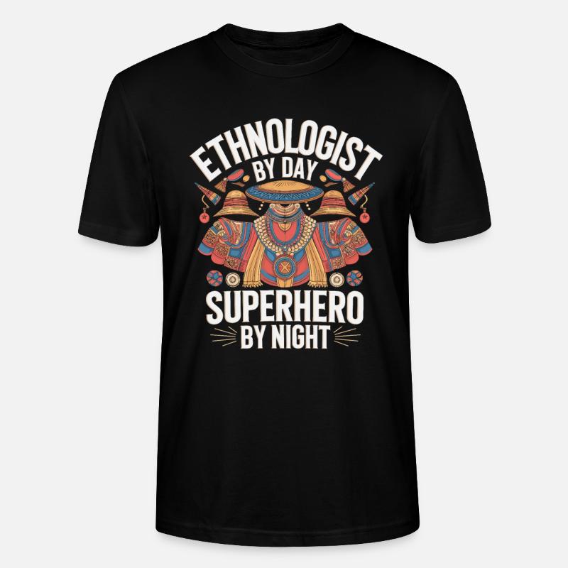 Ethnologue - T-shirt bio CRAFTER Stanley Stella Unisexe - noir
