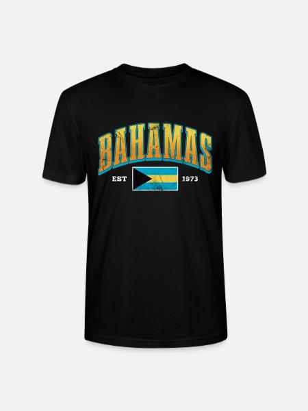 Bahamas - Stanley/Stella CRAFTER Unisex Organic T-Shirt - black