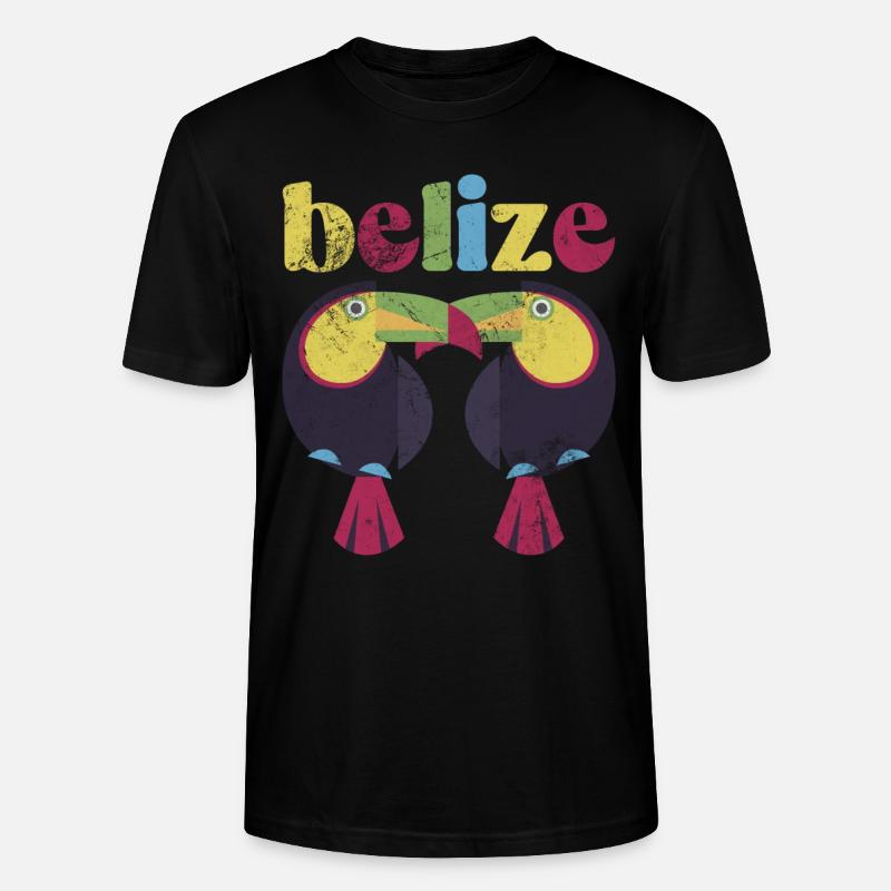 Belize - Stanley/Stella Unisex Bio-T-Shirt CRAFTER - Schwarz