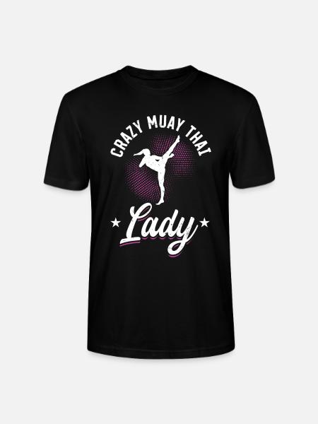 Folle Muay Thai Lady - T-shirt bio CRAFTER Stanley Stella Unisexe - noir