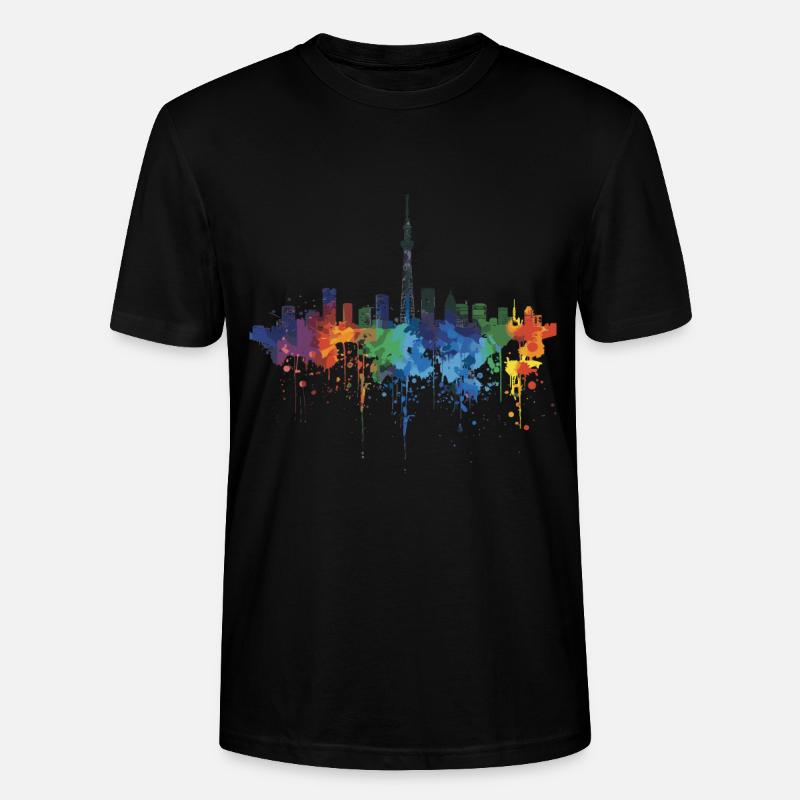 Ube - T-shirt bio CRAFTER Stanley Stella Unisexe - noir