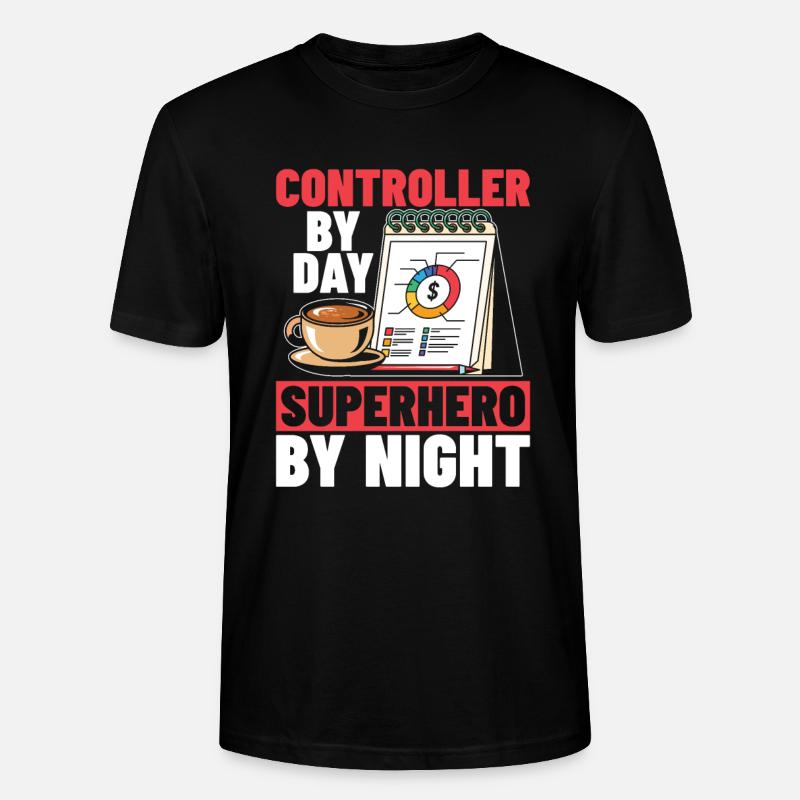 Controller - Stanley/Stella Unisex Bio-T-Shirt CRAFTER - Schwarz