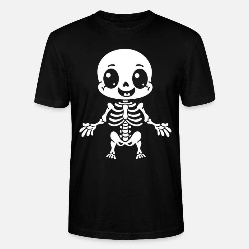 Skelett - Stanley/Stella Unisex Bio-T-Shirt CRAFTER - Schwarz