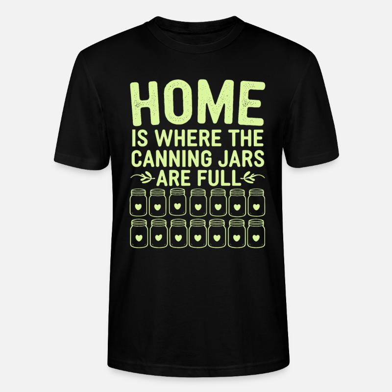 Conservation des aliments faits maison - T-shirt bio CRAFTER Stanley Stella Unisexe - noir