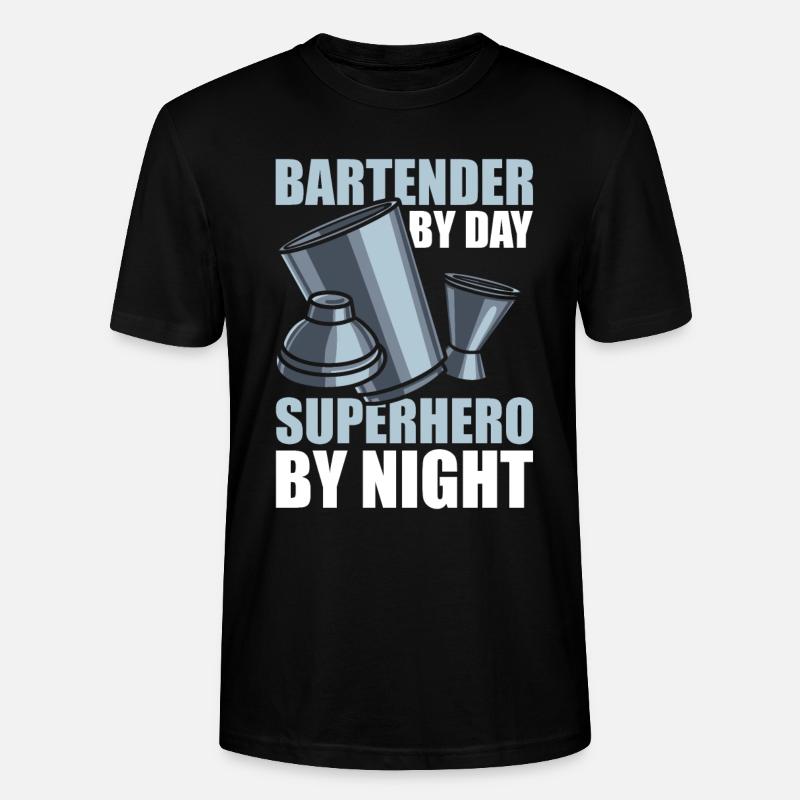 Barkeeper Bartender - Stanley/Stella Unisex Bio-T-Shirt CRAFTER - Schwarz