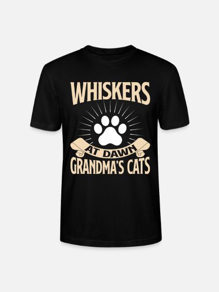 Cadeaux de grand-mère chat - T-shirt bio CRAFTER Stanley Stella Unisexe - noir