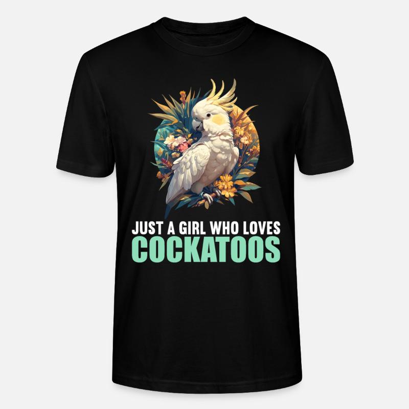 Cacatoès Cacatoès Cacatoès - T-shirt bio CRAFTER Stanley Stella Unisexe - noir