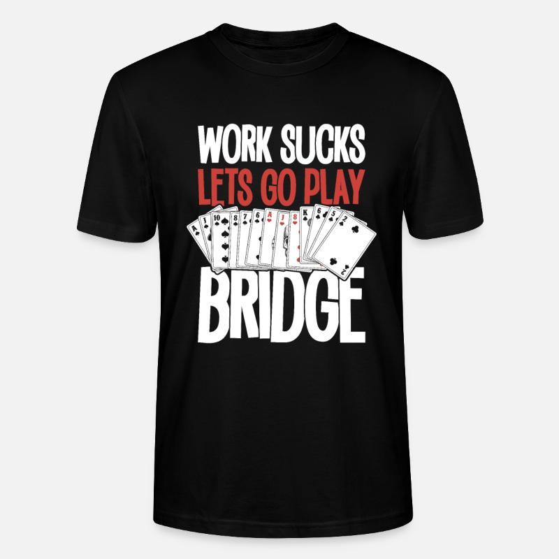 Bridge - Stanley/Stella Unisex Bio-T-Shirt CRAFTER - Schwarz