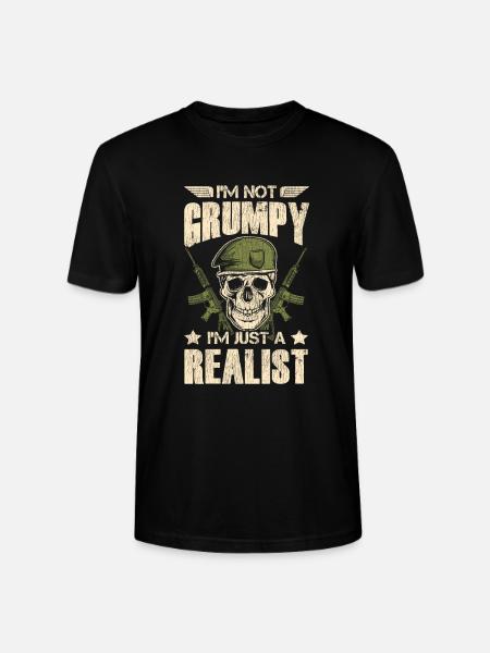 Veteran Medicated Dysfunctional - Stanley/Stella Unisex Bio-T-Shirt CRAFTER - Schwarz