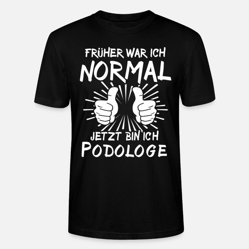Podologe - Stanley/Stella Unisex Bio-T-Shirt CRAFTER - Schwarz