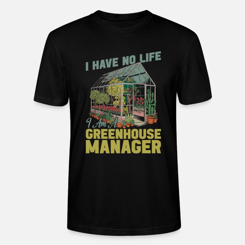 Gewächshausmanager - Stanley/Stella Unisex Bio-T-Shirt CRAFTER - Schwarz