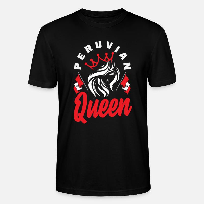 Peru Peruvian Gift - Stanley/Stella CRAFTER Unisex Organic T-Shirt - black
