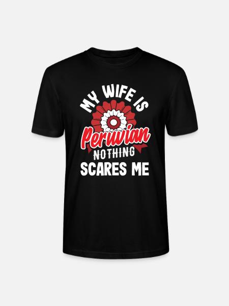 Peru Peruaner Geschenk - Stanley/Stella Unisex Bio-T-Shirt CRAFTER - Schwarz