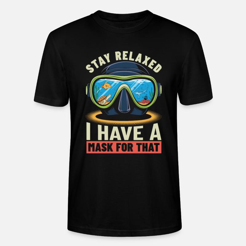 Berufstaucher - Stanley/Stella Unisex Bio-T-Shirt CRAFTER - Schwarz