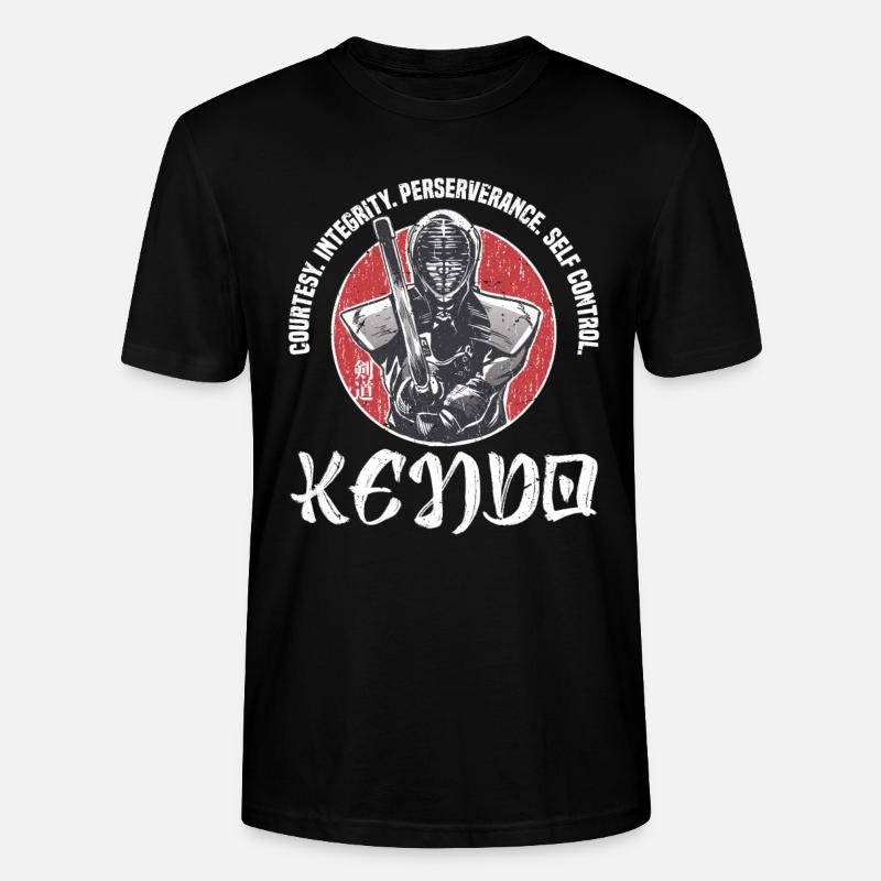 Decency. Integrity. Perseverance. Self-control. - Stanley/Stella CRAFTER Unisex Organic T-Shirt - black