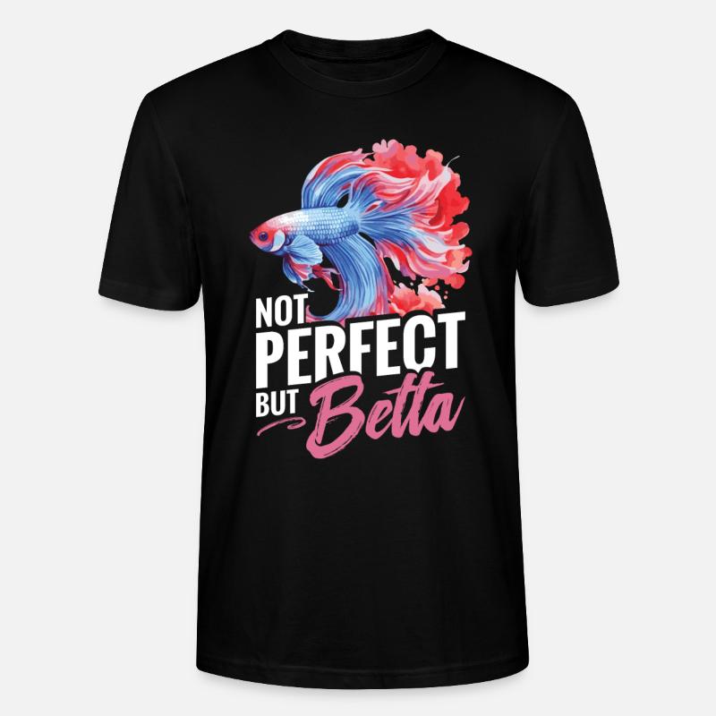Pas parfait, mais Betta - T-shirt bio CRAFTER Stanley Stella Unisexe - noir