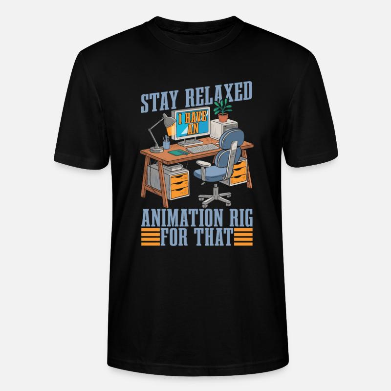 Animator - Stanley/Stella Unisex Bio-T-Shirt CRAFTER - Schwarz
