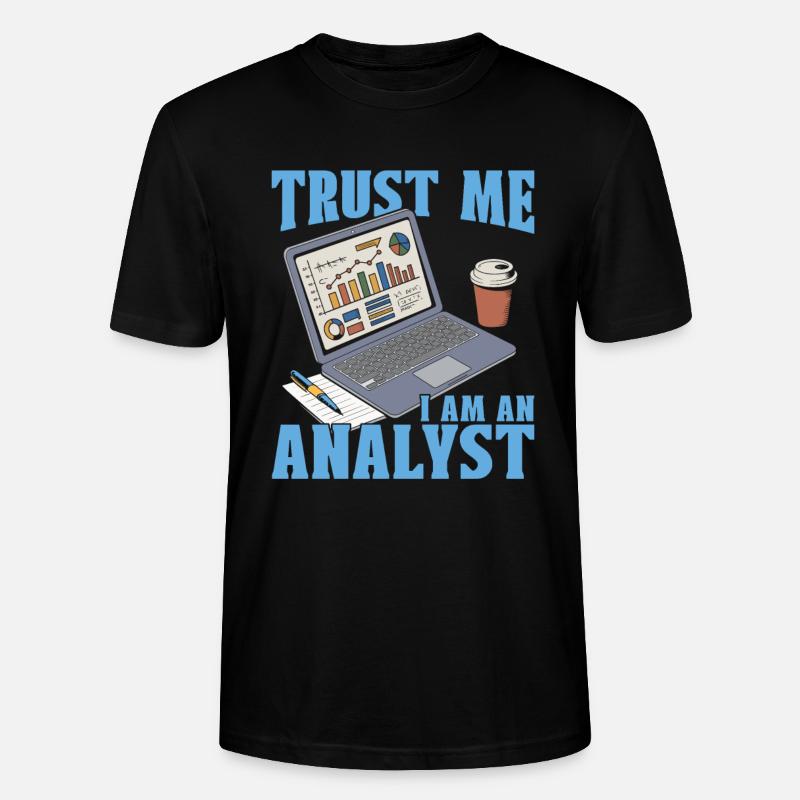 Analytiker - Stanley/Stella Unisex Bio-T-Shirt CRAFTER - Schwarz