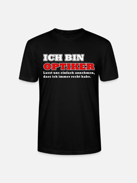 Optiker Ich bin Optiker - Stanley/Stella Unisex Bio-T-Shirt CRAFTER - Schwarz